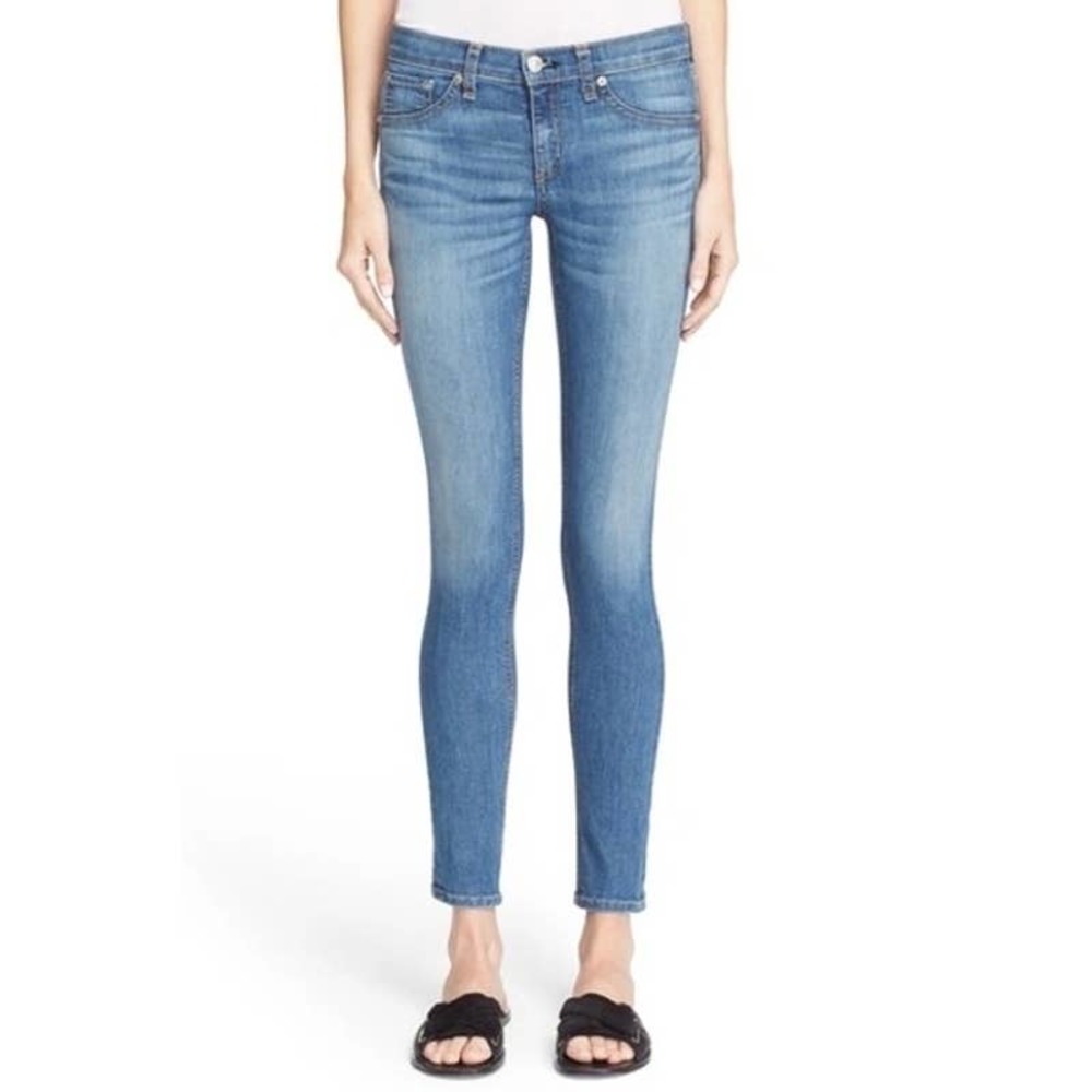 Rag & Bone Skinny Jeans Prescott Low Rise Size 28